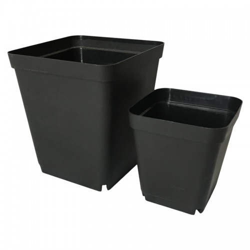 Gallon Small Square Plastic Flower Pot