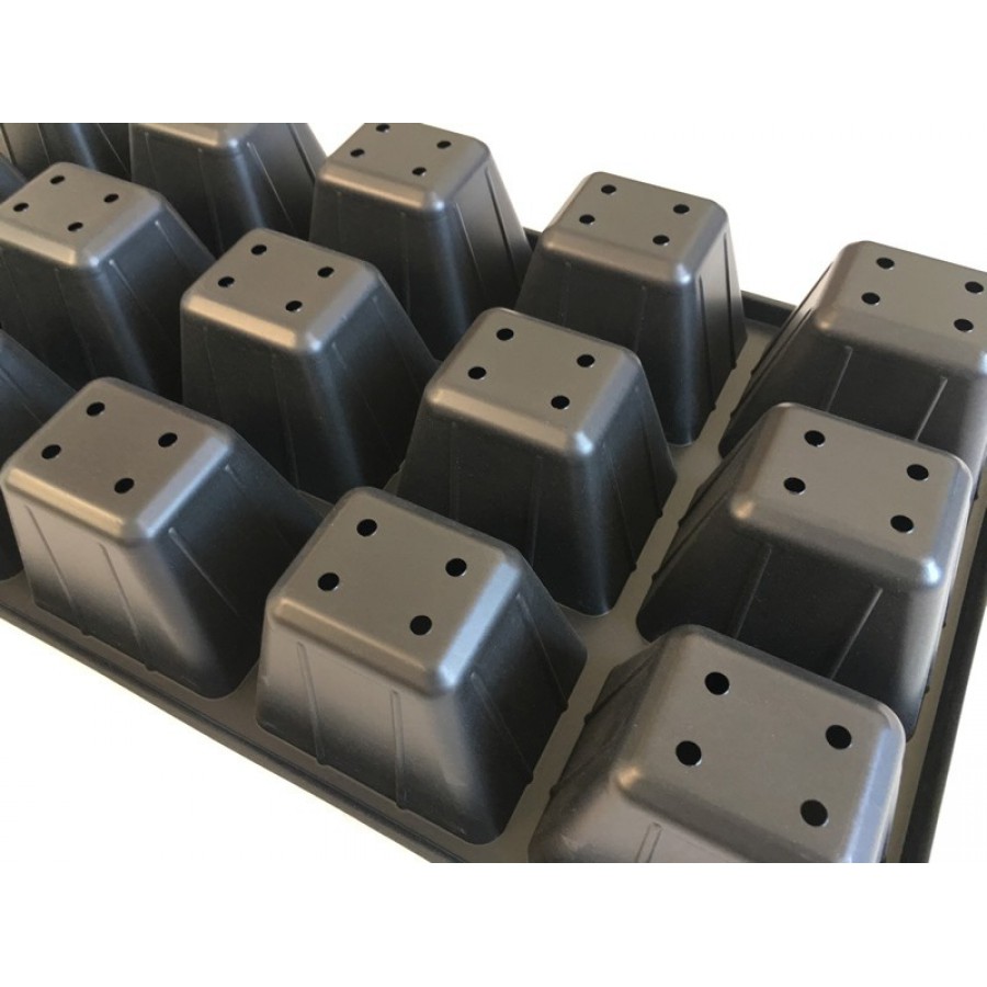15 grid seedling tray, upper caliber 95×78mm, height 75mm