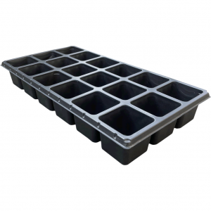 18 grid seedling tray, upper caliber 77×77mm, height 74mm