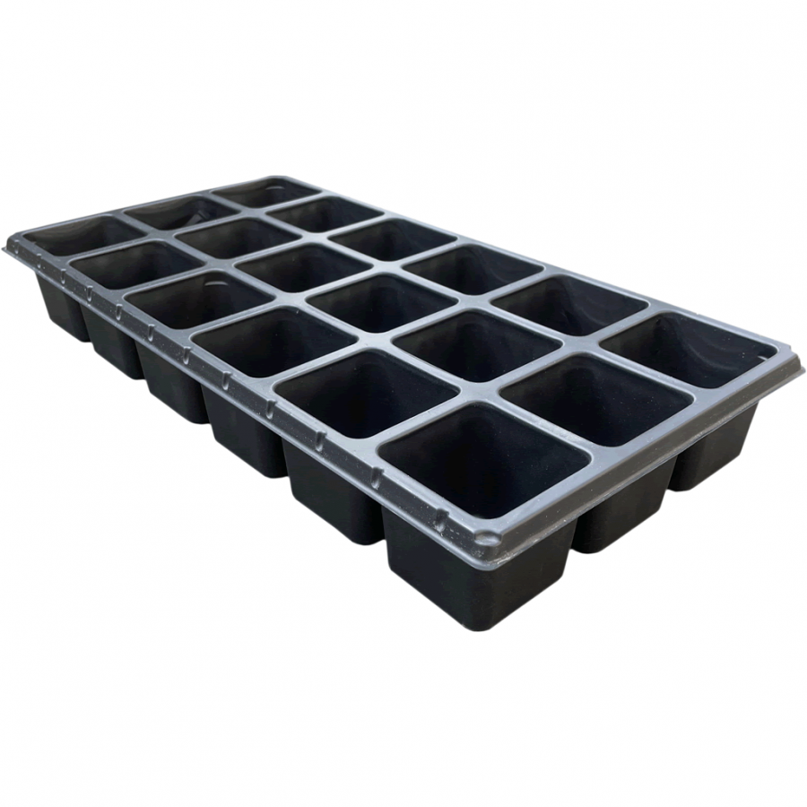 18 grid seedling tray, upper caliber 77×77mm, height 74mm