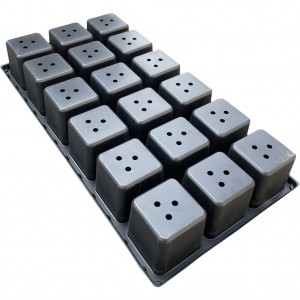 18 grid seedling tray, upper caliber 77×77mm, height 74mm