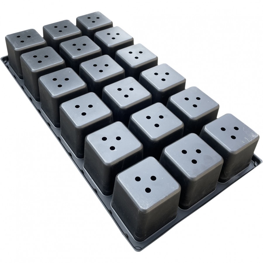 18 grid seedling tray, upper caliber 77×77mm, height 74mm