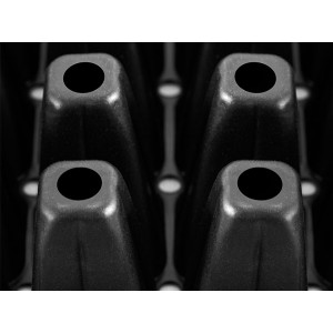 200 grid seedling tray, upper caliber 23×23mm, height 43mm