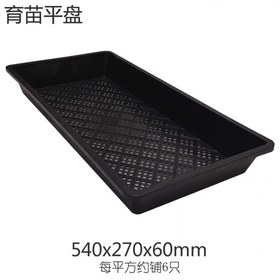 Plastic seedling tray